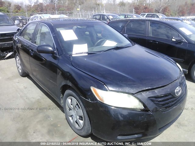 4T1BE46K27U065344 - 2007 TOYOTA CAMRY NEW GENERAT CE/LE/XLE/SE BLACK photo 1
