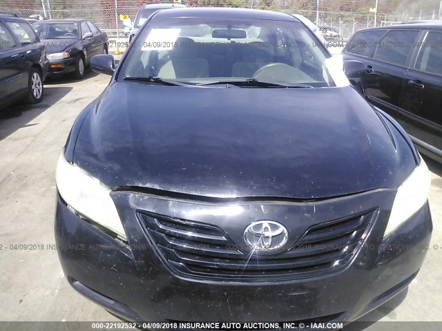 4T1BE46K27U065344 - 2007 TOYOTA CAMRY NEW GENERAT CE/LE/XLE/SE BLACK photo 6