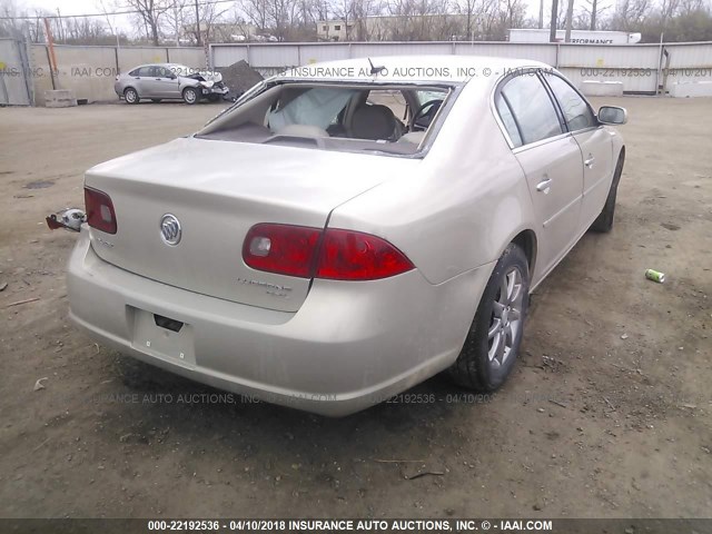 1G4HD57207U104076 - 2007 BUICK LUCERNE CXL TAN photo 4