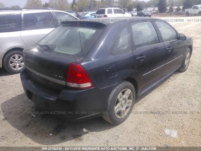 1G1ZT61896F117726 - 2006 CHEVROLET MALIBU MAXX LT BLUE photo 4