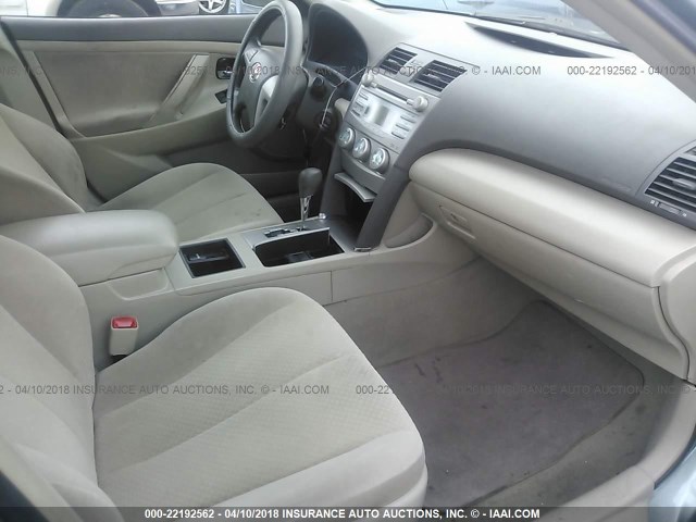 4T1BE46K87U576203 - 2007 TOYOTA CAMRY NEW GENERAT CE/LE/XLE/SE GREEN photo 5