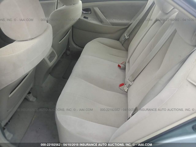 4T1BE46K87U576203 - 2007 TOYOTA CAMRY NEW GENERAT CE/LE/XLE/SE GREEN photo 8