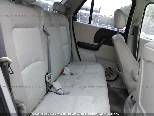 5GZCZ33D34S883765 - 2004 SATURN VUE WHITE photo 8