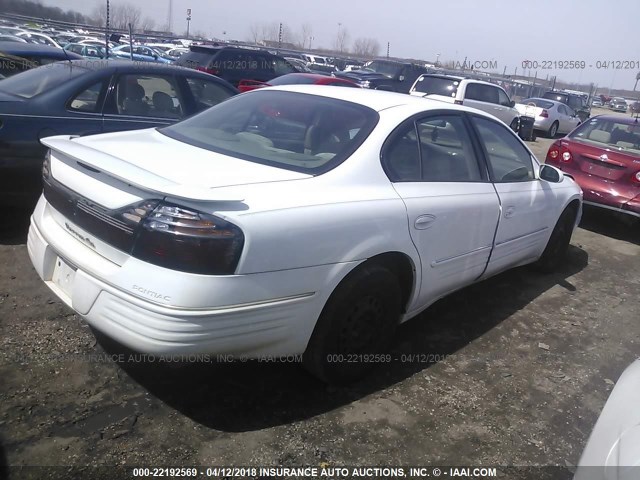 1G2HX54K1Y4270001 - 2000 PONTIAC BONNEVILLE SE WHITE photo 4