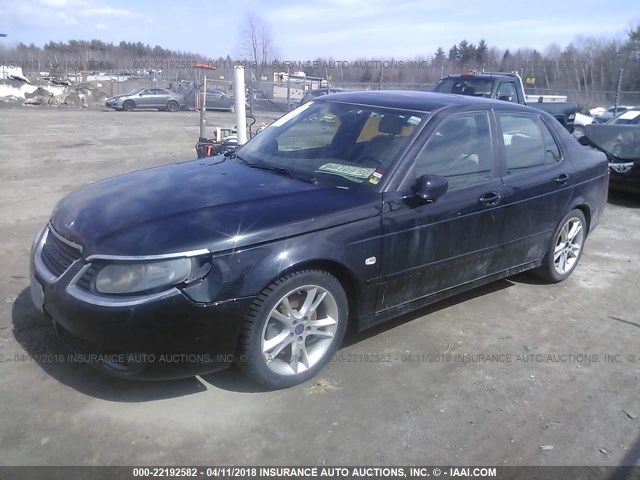 YS3ED49G683509031 - 2008 SAAB 9-5 2.3T BLACK photo 2