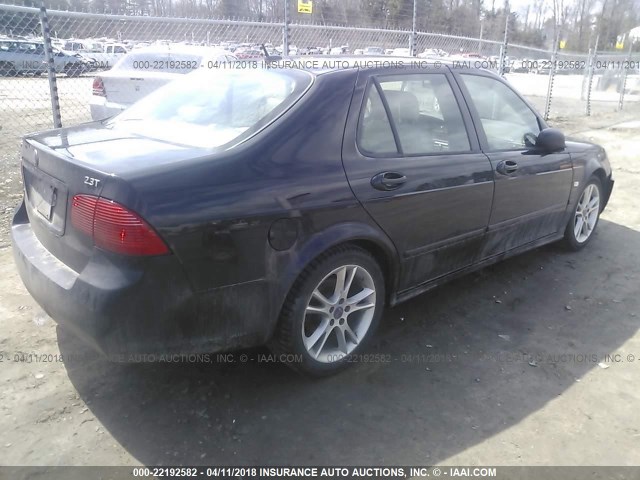 YS3ED49G683509031 - 2008 SAAB 9-5 2.3T BLACK photo 4