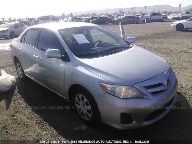 2T1BU4EE9BC548452 - 2011 TOYOTA COROLLA S/LE SILVER photo 1