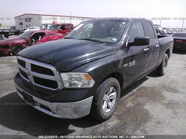 1C6RR6GT9HS549834 - 2017 RAM 1500 SLT Սև լուսանկար 2