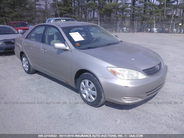 4T1BE32K93U686624 - 2003 TOYOTA CAMRY LE/XLE/SE TAN photo 1