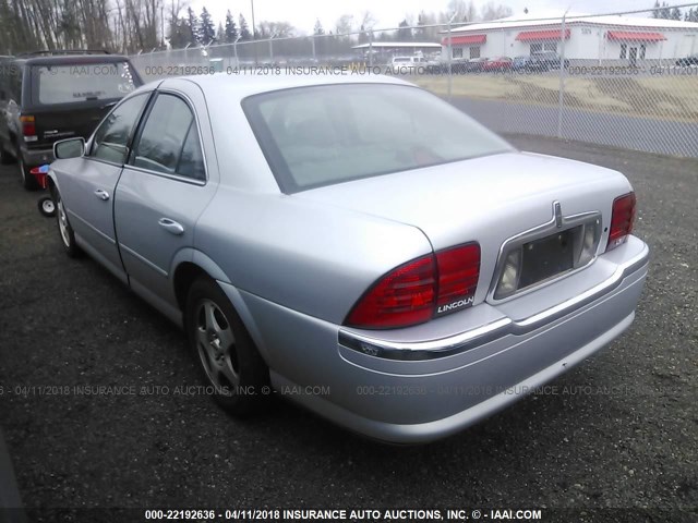 1LNHM86S7YY806389 - 2000 LINCOLN LS Gümüş foto 3