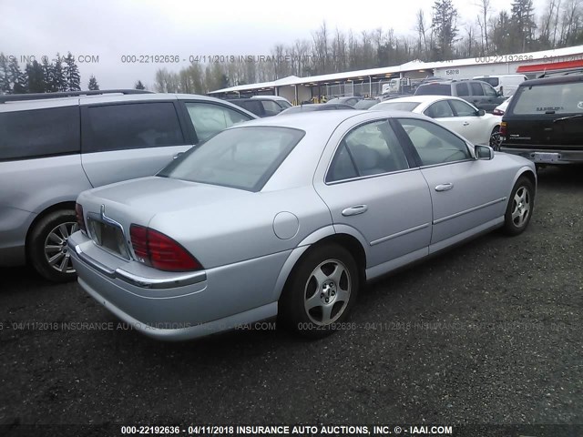 1LNHM86S7YY806389 - 2000 LINCOLN LS Gümüş foto 4