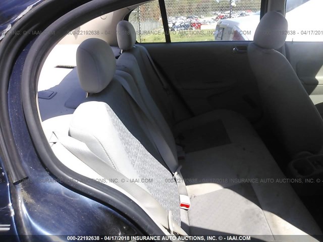 1G1AS58H197251497 - 2009 CHEVROLET COBALT LS Dark Blue photo 8