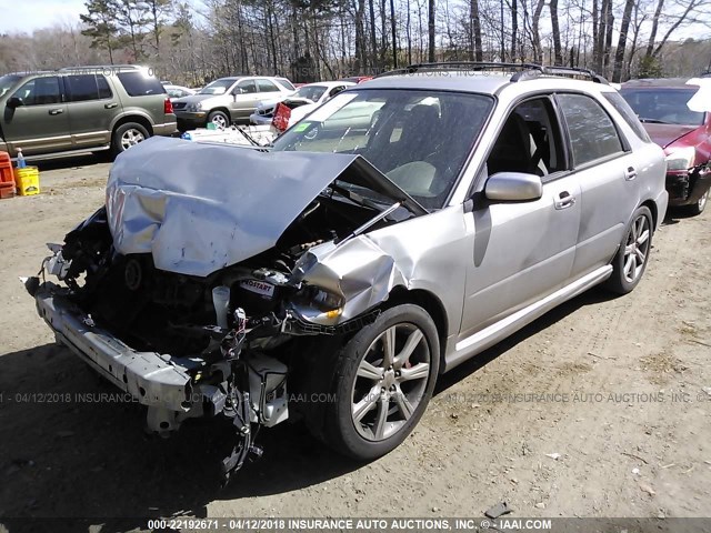 JF1GG79686G819662 - 2006 SUBARU IMPREZA WRX SPORT/LIMITED SILVER photo 2