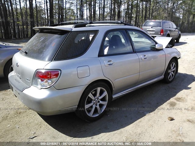 JF1GG79686G819662 - 2006 SUBARU IMPREZA WRX SPORT/LIMITED SILVER photo 4