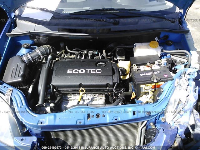 KL1TD56E39B601784 - 2009 CHEVROLET AVEO LS/LT 蓝色 照片 10
