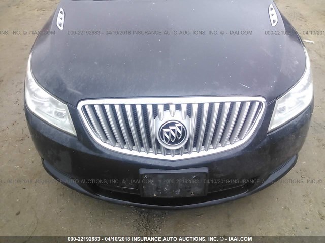 1G4GA5EC7BF234451 - 2011 BUICK LACROSSE CX BLACK photo 6