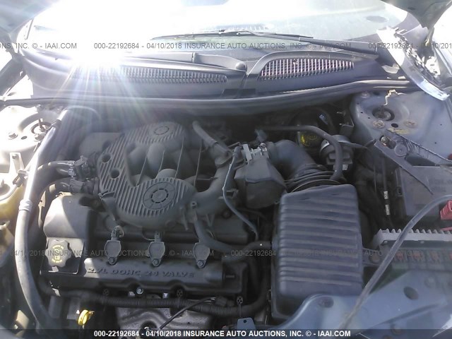 1B3AL46T66N219840 - 2006 DODGE STRATUS SXT BLUE photo 10