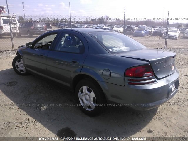 1B3AL46T66N219840 - 2006 DODGE STRATUS SXT BLUE photo 3