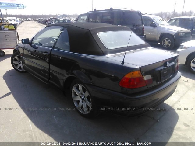 WBABR3348YEB40679 - 2000 BMW 323 CI BLACK photo 3