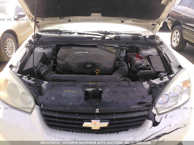 1G1ZT58N08F130941 - 2008 CHEVROLET MALIBU LT/CLASSIC 白色 照片 10
