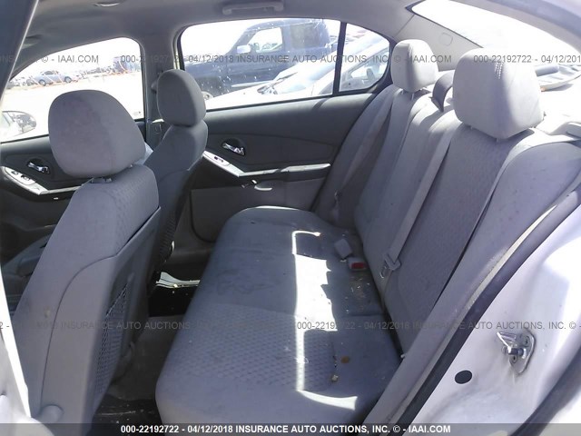 1G1ZT58N08F130941 - 2008 CHEVROLET MALIBU LT/CLASSIC 白色 照片 8