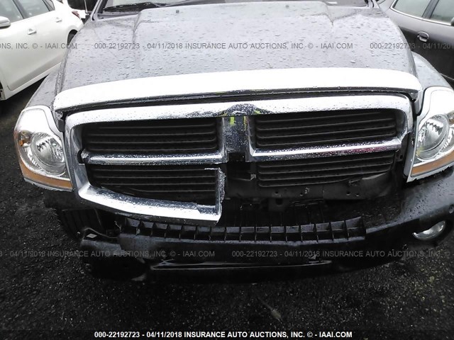 1D8HB58236F131642 - 2006 DODGE DURANGO LIMITED GRAY photo 6