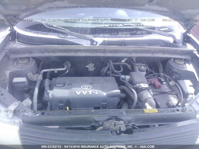 JTLKT334054023122 - 2005 TOYOTA SCION XB Қара фото 10