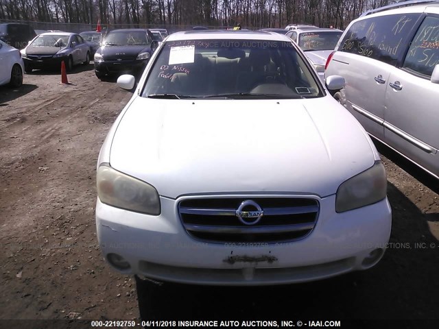 JN1DA31D72T412552 - 2002 NISSAN MAXIMA GLE/GXE/SE WHITE photo 6