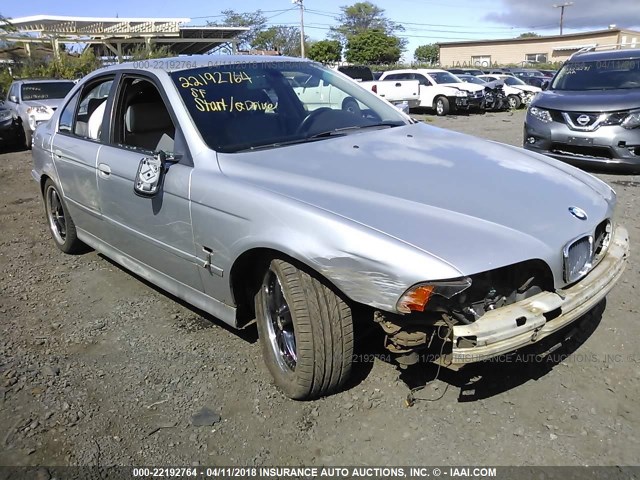 WBADT63481CF00580 - 2001 BMW 530 I AUTOMATIC SILVER photo 1