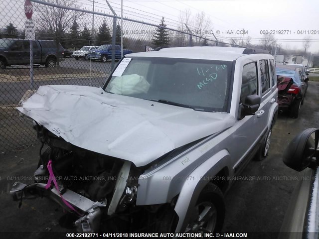 1J8HG48K38C110653 - 2008 JEEP COMMANDER SPORT ვერცხლისფერი ფოტო 2