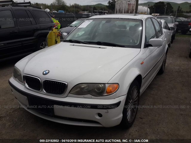 WBAEW53493PG21197 - 2003 BMW 330 XI WHITE photo 2