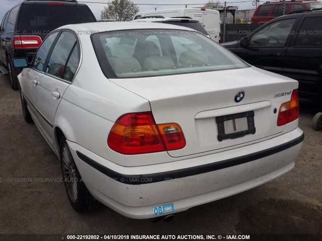 WBAEW53493PG21197 - 2003 BMW 330 XI WHITE photo 3