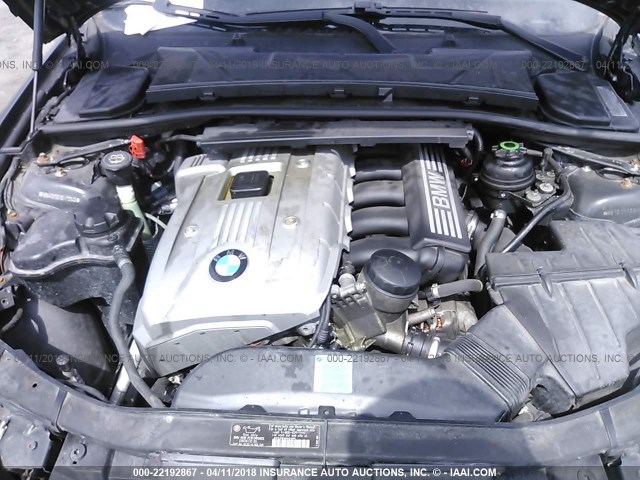 WBAVD135X6KV13340 - 2006 BMW 325 XI BLACK photo 10