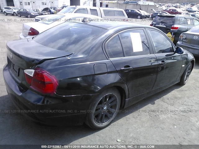 WBAVD135X6KV13340 - 2006 BMW 325 XI BLACK photo 4