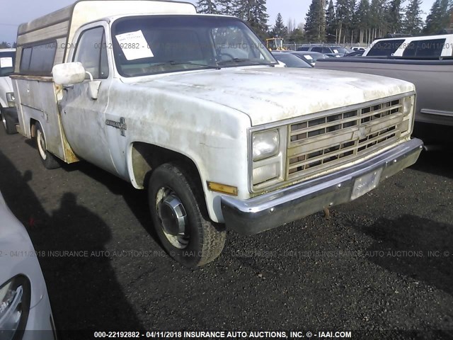 1GCFC24H2FJ184650 - 1985 CHEVROLET C20 WHITE photo 1