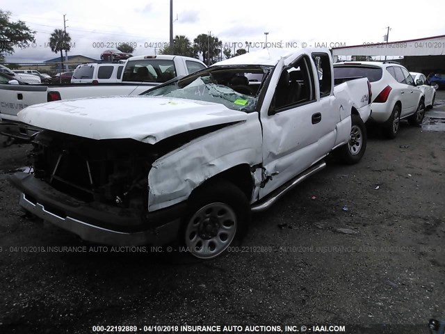 1GCEK19V66Z164068 - 2006 CHEVROLET SILVERADO K1500 WHITE photo 2