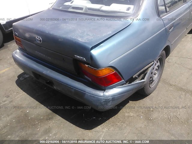 1NXAE09B0SZ234088 - 1995 TOYOTA COROLLA LE/DX GREEN photo 6