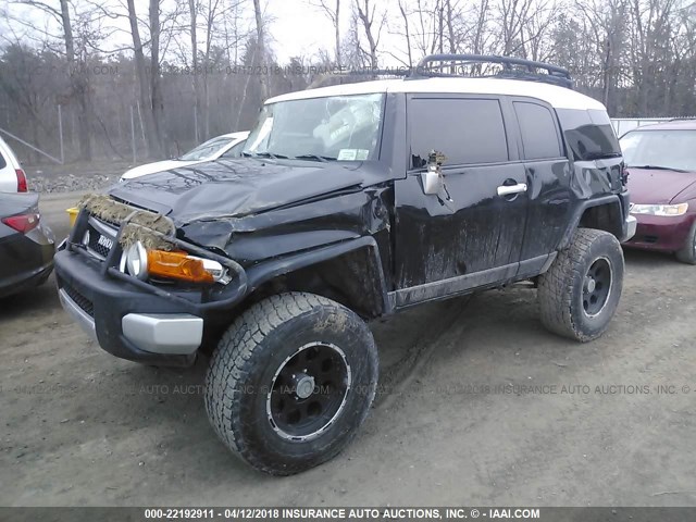 JTEBU11F970085710 - 2007 TOYOTA FJ CRUISER BLACK photo 2