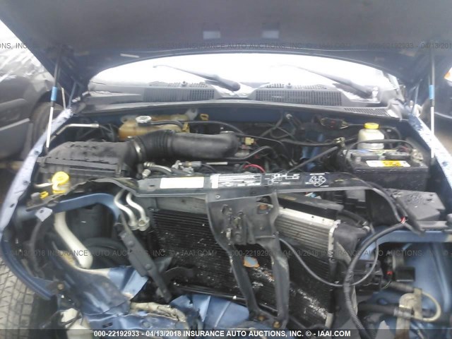 1J4GL48K14W249679 - 2004 JEEP LIBERTY SPORT 蓝色 照片 10