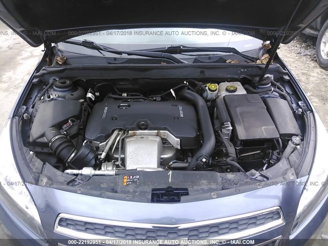 1G11G5SX5DF209950 - 2013 CHEVROLET MALIBU 3LT 蓝色 照片 10