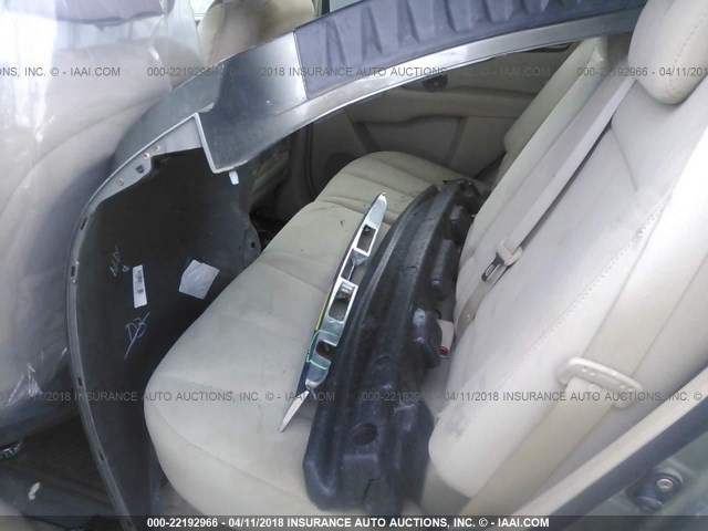 5NMSG13D69H309803 - 2009 HYUNDAI SANTA FE GLS GREEN photo 8