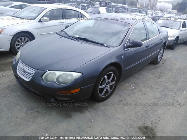 2C3AE66G71H576828 - 2001 CHRYSLER 300M GRAY photo 2