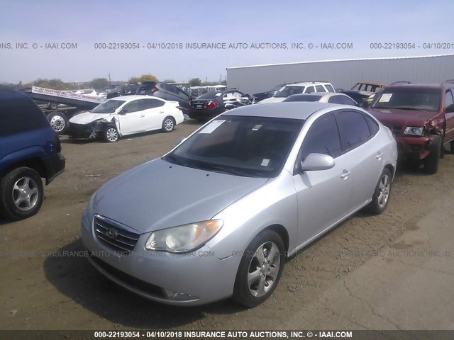 KMHDU46D69U602572 - 2009 HYUNDAI ELANTRA GLS/SE SILVER photo 2