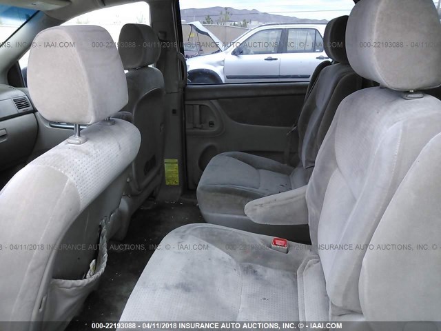 5TDZA23C66S559967 - 2006 TOYOTA SIENNA CE/LE RED photo 8