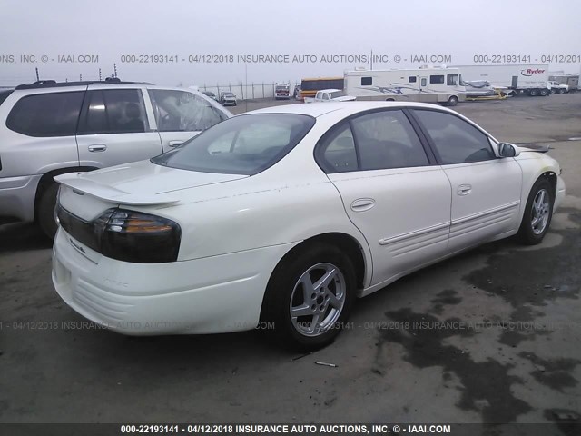 1G2HX52K934122593 - 2003 PONTIAC BONNEVILLE SE WHITE photo 4