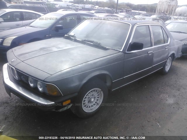 WBAFF8404E9477094 - 1984 BMW 733 I AUTOMATIC GRAY photo 2