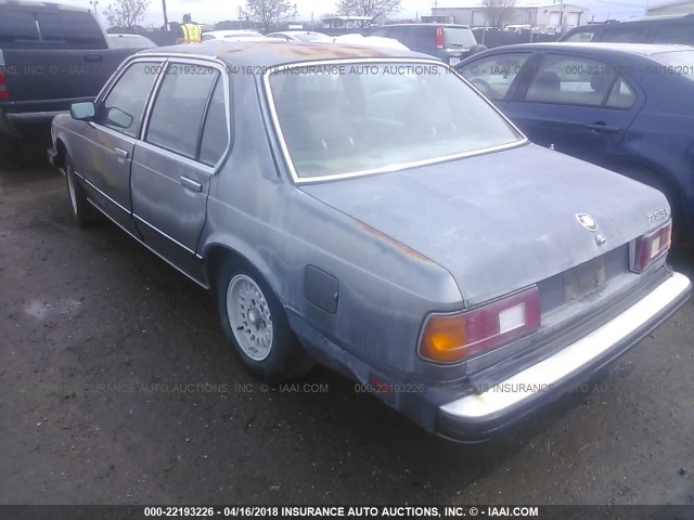 WBAFF8404E9477094 - 1984 BMW 733 I AUTOMATIC GRAY photo 3