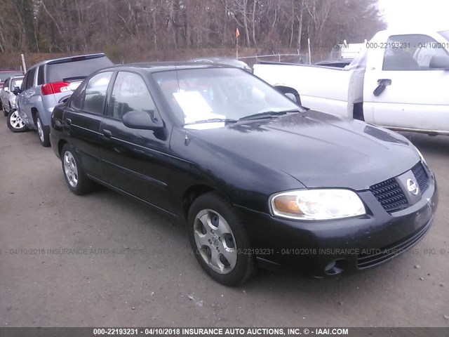 3N1CB51D64L487755 - 2004 NISSAN SENTRA 1.8/1.8S BLACK photo 1