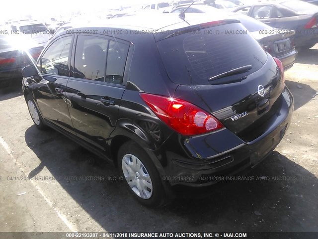 3N1BC1CP7CK804892 - 2012 NISSAN VERSA S/SL BLACK photo 3