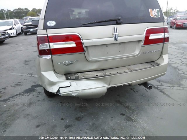5LMFU28557LJ09534 - 2007 LINCOLN NAVIGATOR GOLD photo 6